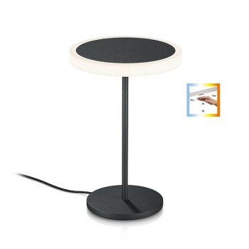 LED-Tischleuchte TILDA-T, schwarz metallic