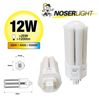 NOSEC -T/E LED GX24q, 12W, CCT