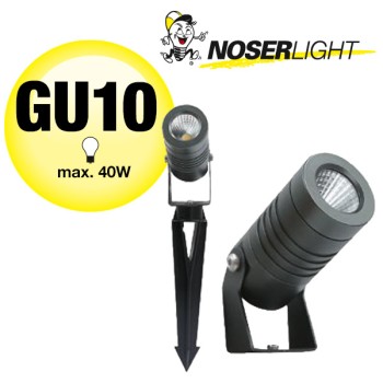 Outdoor Spot/Leuchte dunkel grau mit TUNABLE WHITE GU10