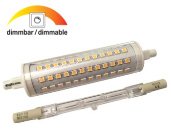 R7s LED 10W, 1000lm, 85-265V / 50-60Hz, 4000?K, DIMMABLE