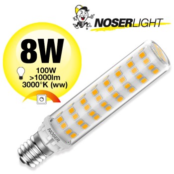 NOSER Mini LED, E14, 8W, 230V, 3000?K, lanche chaude, Art 839.09