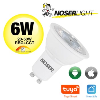 NOSER LED SMART LED-Ampoule GU10, RGB +CCT