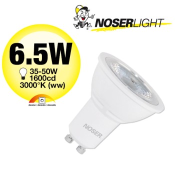 NOSER LED GU10, 6.5W, ~550lm, 38°, 2700K, dimmbar, Art. Nr. 8836.066