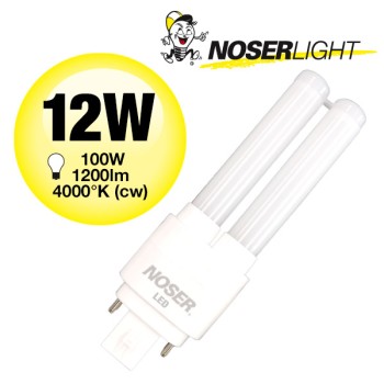 NOSEC-D/LED, G24q-1, 12W, 4000KK