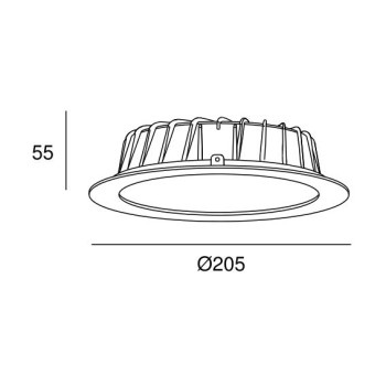 Downlight / LED-Deckeneinbauleuchten VOL