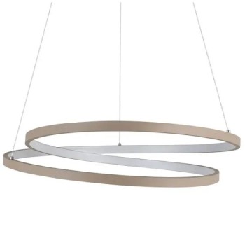 LED Pendelleuchte RUOTALE, sandfarben