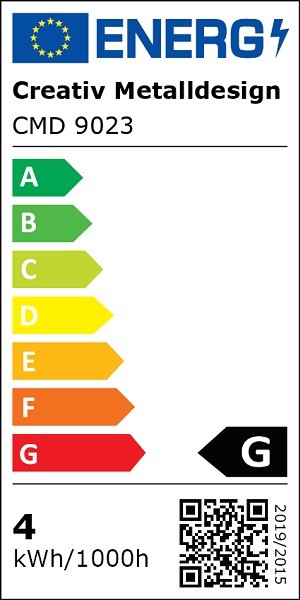 LED Wand-/Deckenleuchte CMD 9023, anthrazit
