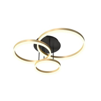 LED Ceiling Light PERPIGNAN, black - gold