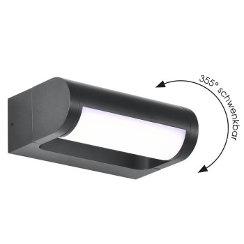 LED Wandleuchte CMD 9052, anthrazit