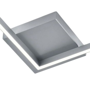 LED-Deckenleuchte YOKO-Q, nickel matt