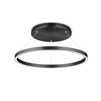 LED-Deckenleuchte mit Fernbedienung LISA-D, schwarz