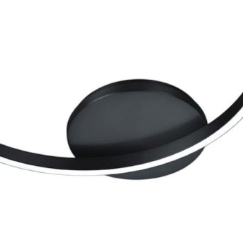 LED-Deckenleuchte mit Fernbedienung SOLEA, schwarz