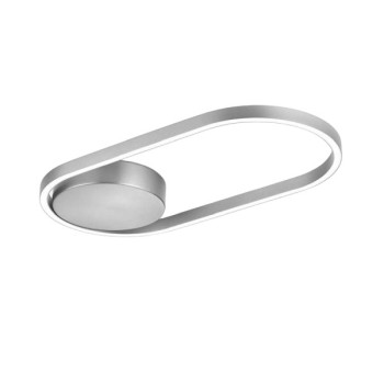 LED-Deckenleuchte RIKE, nickel matt