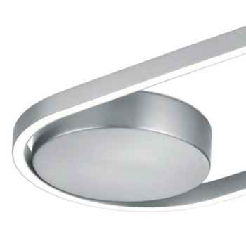 LED-Deckenleuchte RIKE, nickel matt