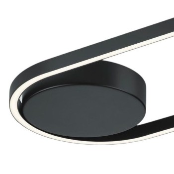 LED-Deckenleuchte RIKE, schwarz