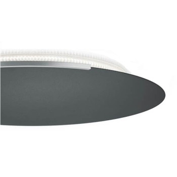 LED-Deckenleuchte Casambi ASTRA-C-60, schwarz metallic-nickel matt