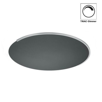 LED-Deckenleuchte ASTRA-60, schwarz metallic-nickel matt