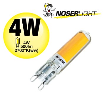 NOSER - G9 LED pin base 4W, 2-pin replacement for 240V halogen