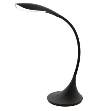 Lampe de table LED DAMBERA - aspect harmonieux et vivant en noir