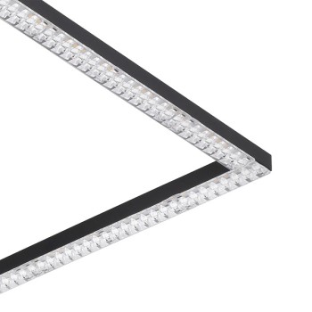LED Wand- /Deckenleuchte LEJIAS, schwarz