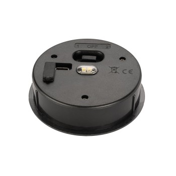 Panel black USB D8.2cm