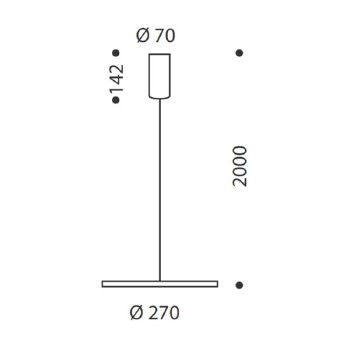 Pendelleuchte DECENT MAX 1-flg., weiss matt