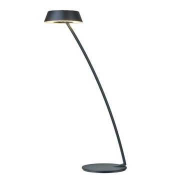 OLIGO Lampe de Table GLANCE, curved, noir matt