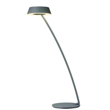 OLIGO Table Luminaire GLANCE, curved, matt grey