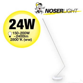 NOSER LED Lampadaire LUCINDA, blanc