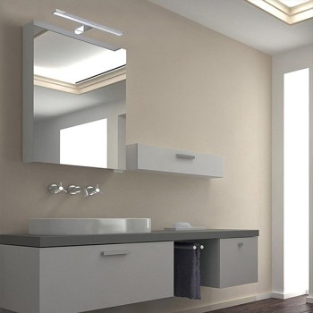 NOSER LED Spiegelschrankleuchte "MIR" chromfarben