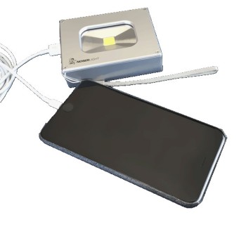 Portable LED Floodlight 1x10W, >450lm, 5500-6000?K, Item No. 01-411T