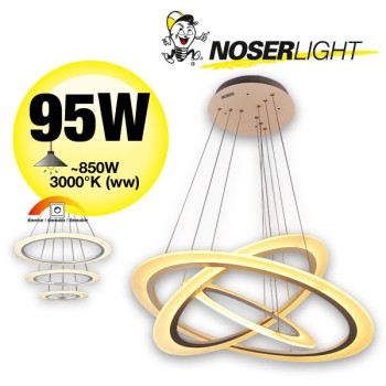 NOSER LED  Pendelleuchte im schlichten Design, Art. Nr. Orbit