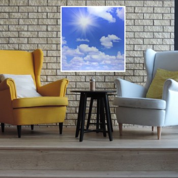 LED Panel CCT mit Himmel-/Wolkenmotiv und Tunable White