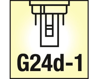 NOSEC-D 13W, 840 -4000K- blanc froid, coulot  G24d -1