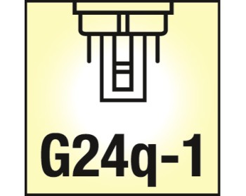 NOSEC-D/E 13W, 840 - 4000K- cool white, base  G24q-1