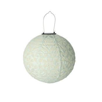 Solar Lantern round lightblue