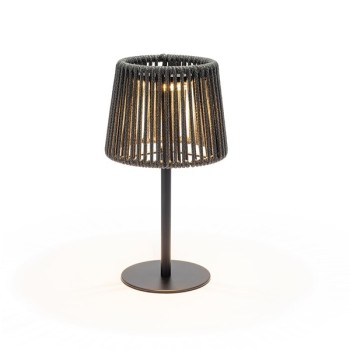 Solar Table Lamp Lino, black