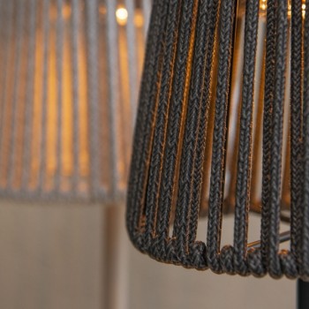 Solar Table Lamp Lino, black