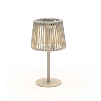 Solar Table Lamp Lino, beige