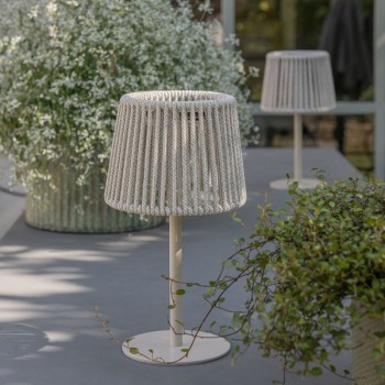 Solar Table Lamp Lino, beige