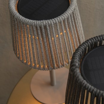 Solar Table Lamp Lino, beige