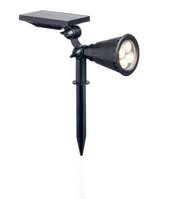 Solar Motion Spot, 4LED ww, 25x9.4x35cm