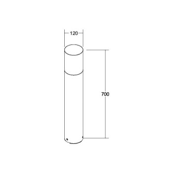 Brumberg Pollerl. COOQUEE sw on/off, 8W 230V IP65