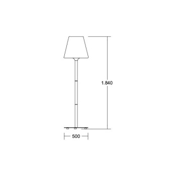 Brumberg Stehl. BIAK gra on/off 230V, IP44