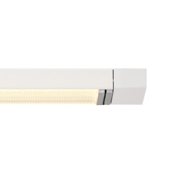 Pendant luminaire LISGO SKY STRAIGHT, matt white, 120-277V, 50-60Hz, 24V DC, LED, 2700K, 2950lm, 32W, CRI>90, Integrated LED, height adjustable, can be shortened 