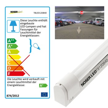 NOSER T8 Armature LED, incl. tube LED 1.2m, 4000?K