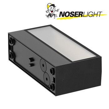 NOSER LED Wandleuchte VENERE, 10W, schwarz, IP65