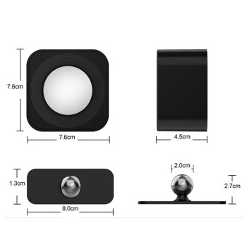 LED rechargeable wall light FLEXI, black