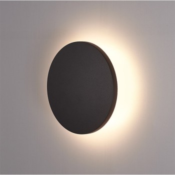 Minimal Design LED Aussenleuchte ' Black Moon', IP65