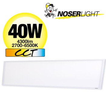 NOSER LED Panel 40W, 30x120cm, "Smart Remote" - CCT with 4200lm